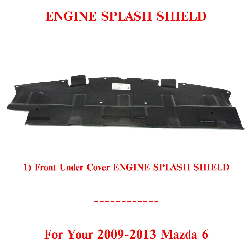 Engine Splash Shield Under Cover For 2009-2013 Mazda 6