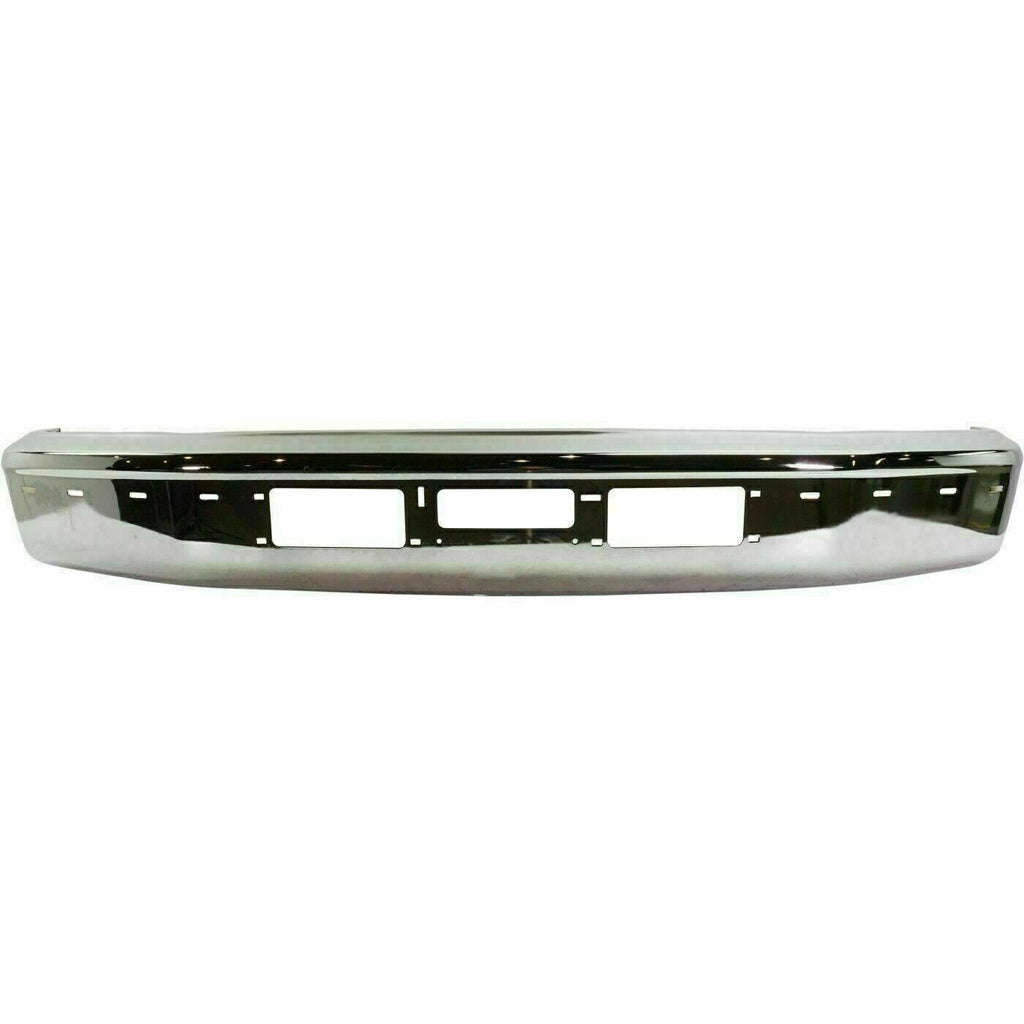 Front Bumper Chrome Face Bar + Valance Kit For 1992-1996 Ford F-Series / Bronco