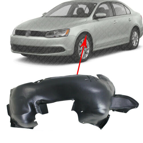 Front Left Driver Side Fender Liner For 2011-2014 Volkswagen Jetta