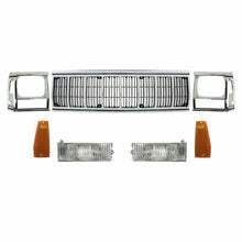 Load image into Gallery viewer, Front Grille + Headlamp Door + Signal &amp; marker Lamps For 1991-1996 Jeep Cherokee