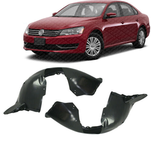 Front Splash Shield Fender Liner LH & RH Side For 2012-2015 Volkswagen  Passat