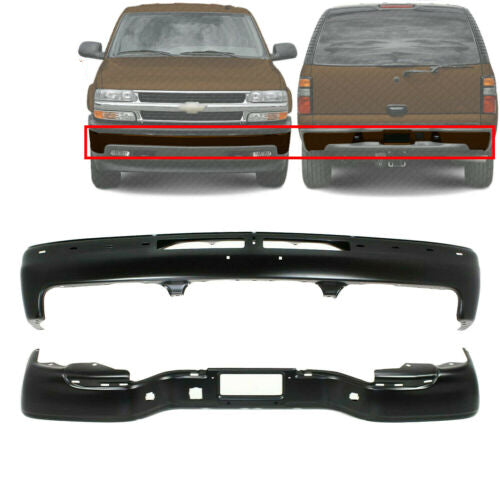 Front and Rear Step Bumper For 2000-2006 Chevrolet Suburban 1500