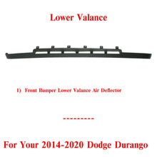 Load image into Gallery viewer, Front Bumper Air Deflector Lower Valance Textured For 2014-2020 Dodge Durango