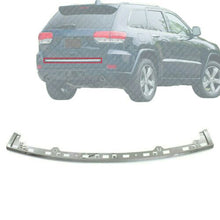 Load image into Gallery viewer, Rear Bumper Face Bar Chrome Trim Molding Step Pad For 11-21 Jeep Grand Cherokee