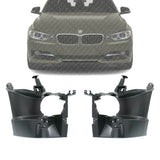 Fog Light Brackets Set Textured Right & Left Side For 2013-2015 BMW 3-Series