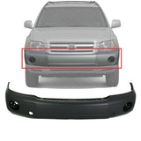 Front Bumper Cover with Fog Lamp Holes Primed For 2004-2007 Toyota Highlander