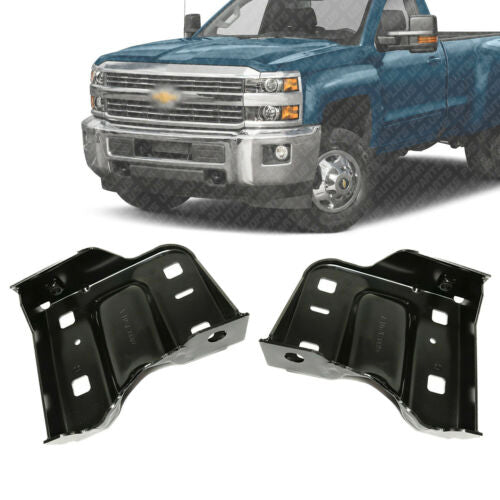 Front Bumper Inner Brackets LH & RH For 2015-19 Silverado & Sierra  2500HD/3500HD