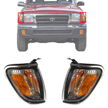 Load image into Gallery viewer, Corner Park Lights Assembly with Chrome Trim LH &amp; RH For 2001-2004 Toyota Tacoma