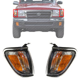 Corner Park Lights Assembly with Chrome Trim LH & RH For 2001-2004 Toyota Tacoma