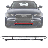 Front Bumper Lower Grille Primed Plastic For 2013-2016 Audi A4 / Quattro Sedan