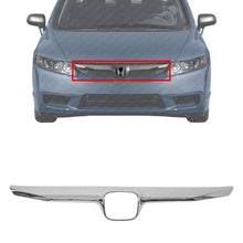 Load image into Gallery viewer, Upper Grille Chrome Molding For 2009-2011 Honda Civic Sedan 1.3L 1.8L Engine