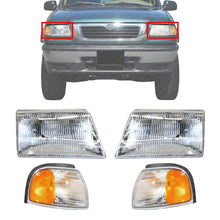 Load image into Gallery viewer, Headlights Assembly + Corner Lights For 1998-2000 Mazda B4000 B3000 B2500 Pickup