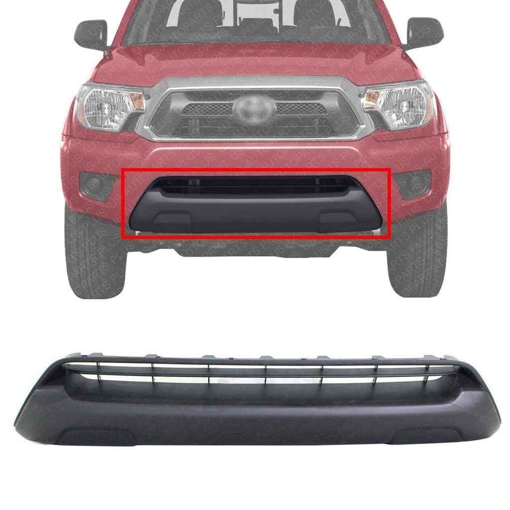 Front Bumper Lower Grille Textured For 2012-2015 Toyota Tacoma