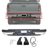 Rear Step Bumper Assembly Chrome For 1999-2006 Chevy Silverado & GMC Sierra 1500