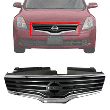 Load image into Gallery viewer, Grille Assembly Chrome Shell W/ Emblem Provision For 2007-09 Nissan Altima Sedan