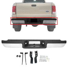 Load image into Gallery viewer, Rear Step Bumper Chrome Steel Assembly For 1993-2011 Ford Ranger Fleetside