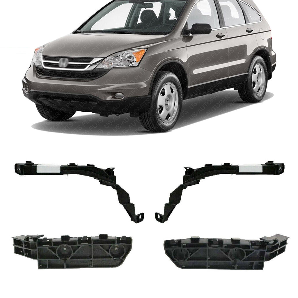 Front Bumper & Headlight Brackets Driver & Passenger For 2007-2011 Honda CR-V