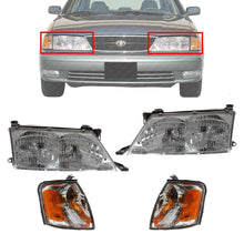 Load image into Gallery viewer, Front Headlights Assembly Halogen + Corner Lights For 1998-1999 Toyota Avalon