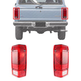 Tail Light Halogen Lens and Housing Left & Right Side For 1983-1990 Ford Ranger