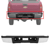 Rear Step Bumper Chrome Assembly For 2007-2010 Silverado & Sierra 2500HD 3500HD