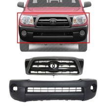 Load image into Gallery viewer, Front Bumper Cover Textured + Grille Assembly For 2005-2011 Toyota Tacoma RWD