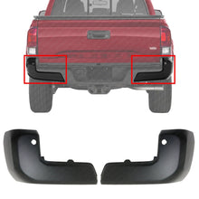 Load image into Gallery viewer, Rear Bumper End Caps Textured LH &amp; RH with PAS Holes For 2016-2023 Toyota Tacoma