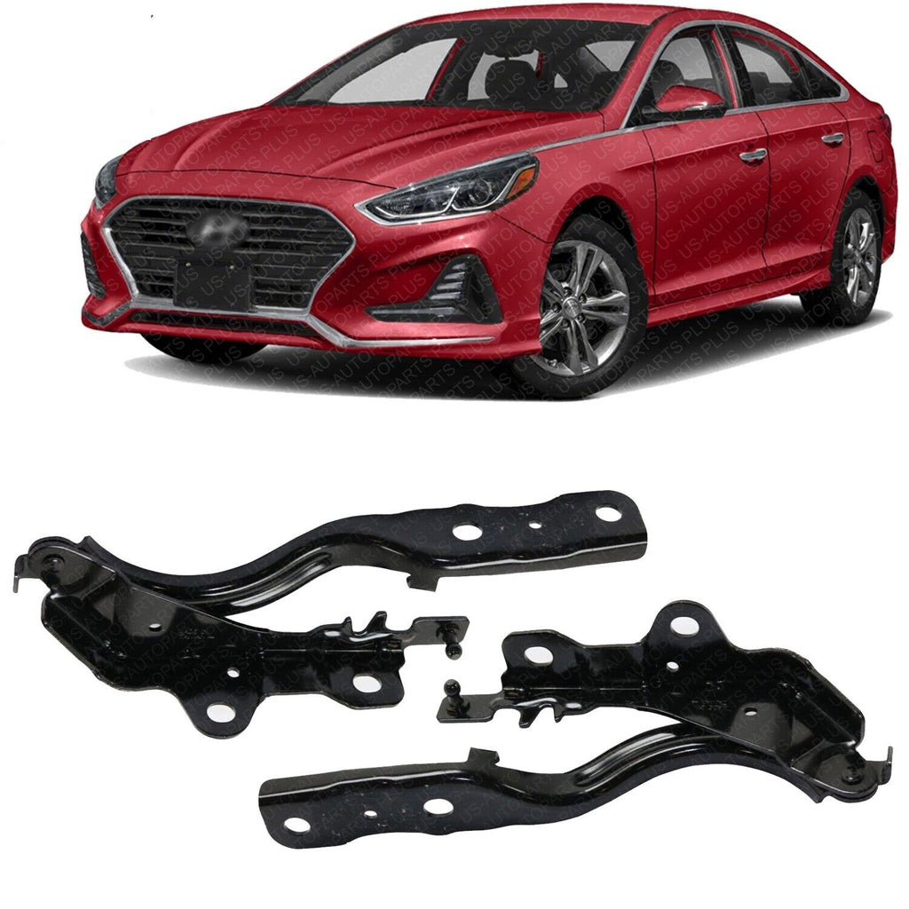 Hood Hinges Left Driver &Right Passenger Side For 2015-2019 Hyundai Sonata Sedan