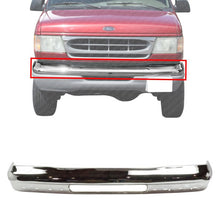 Load image into Gallery viewer, Front Bumper Chrome For 1992-2007 Ford E-150 E-250 E-350 E-450 E-550 Super Duty