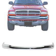 Load image into Gallery viewer, Front Bumper Face Bar Chrome Steel For 1997 - 2004 Dodge Dakota