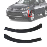 Front Bumper Ends Extension Textured Left & Right Side For 2013-2015 Toyota RAV4