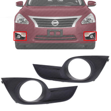 Load image into Gallery viewer, Front Fog Bezels Trim Textured Left&amp;Right Side For 2013-2015 Nissan Altima Sedan