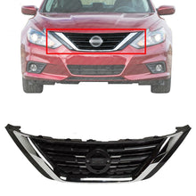 Load image into Gallery viewer, Front Bumper Upper Grille Assembly Chrome Shell For 2016-18 Nissan Altima Sedan