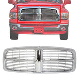 Grille Assembly Chrome Shell &Insert For 2002-05 Dodge Ram 1500 /03-05 2500 3500