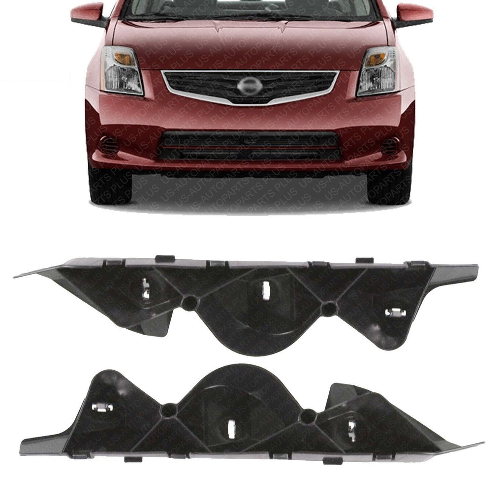 Front Bumper Retainer Side Brackets Left & Right For 2007-2012 Nissan Sentra