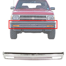 Load image into Gallery viewer, Front Bumper Chrome Steel With Molding Holes For 1991-1994 Chevrolet S10 Blazer