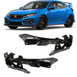 Hood Hinges Left Driver & Right Passenger Side For 2017-2021 Honda Civic Type R