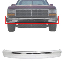 Load image into Gallery viewer, Front Bumper Face Bar Chrome W/O Molding Holes For 1991-1996 Dodge Dakota Base