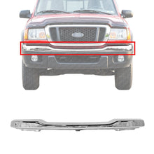 Load image into Gallery viewer, Front Bumper Face Bar Chrome Steel For 2001-2005 Ford Ranger XLT 4WD