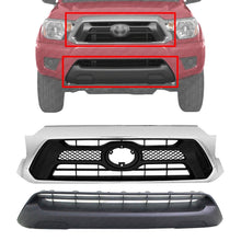 Load image into Gallery viewer, Front Bumper Upper &amp; Lower Grille Assembly For 2012-2015 Toyota Tacoma