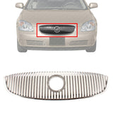 Grille Assembly Chrome Shell /Insert Without Molding For 2006-2011 Buick Lucerne