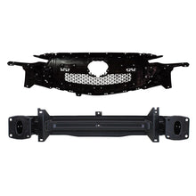 Load image into Gallery viewer, Front Bumper Reinforcement Steel + Grille Assembly Textured For 2017-2021 Mazda CX-5