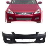 Honda ACCORD 06-07 Front Bumper Cover Primed Sedan w/ Fog Light Holes - HO1000235