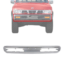 Load image into Gallery viewer, Front Bumper Center Chrome For 1993 - 96 Nissan D21 Pickup / 1993 - 95 Pathfinder - US AUTO PARTS PLUS