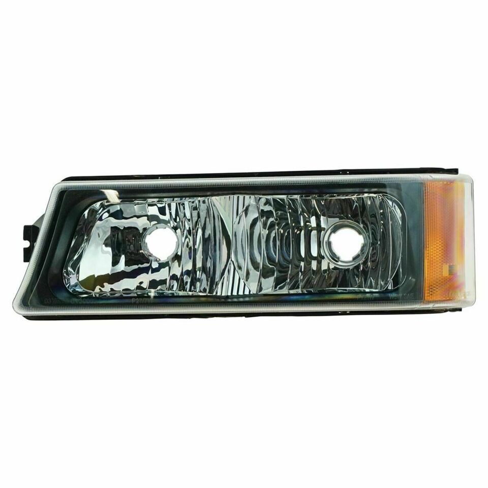 Front Bumper Chrome kit + Headlight + Brackets For 2003 - 06 Chevy Silverado 1500 - US AUTO PARTS PLUS