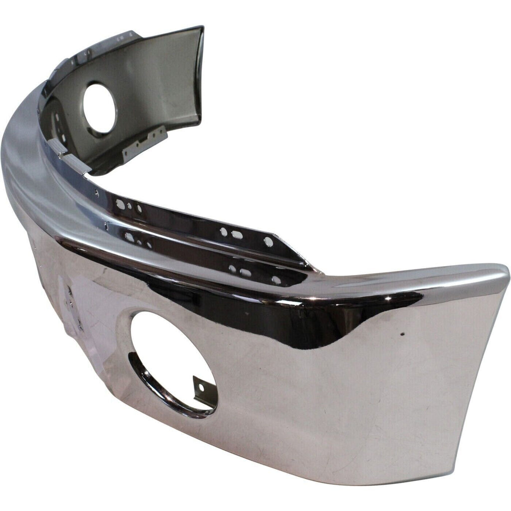 Front Bumper Face Bar Chrome With Fog Light Holes For 2009 - 2014 Ford F - 150 - US AUTO PARTS PLUS