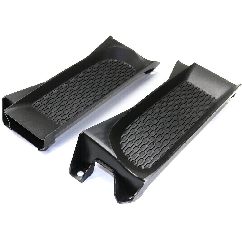 Front Bumper Filler Tow Hook Bezels Textured Set For 2013 - 2018 Ram 1500 - US AUTO PARTS PLUS