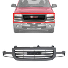 Load image into Gallery viewer, Front Grille Assembly Painted Dark Gray Shell / Black Insert For 2003 - 2006 GMC Sierra 1500 - US AUTO PARTS PLUS
