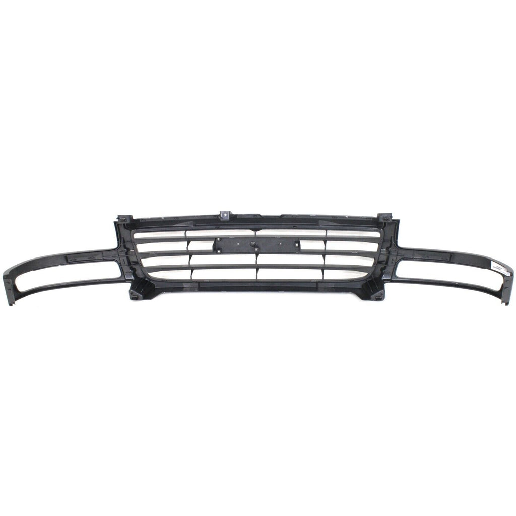 Front Grille Assembly Painted Dark Gray Shell / Black Insert For 2003 - 2006 GMC Sierra 1500 - US AUTO PARTS PLUS