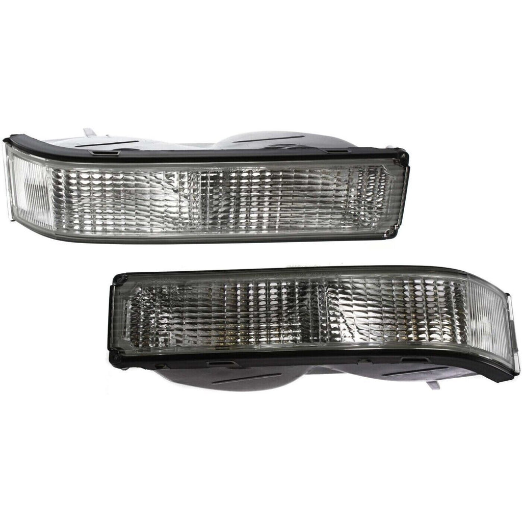 Front Signal Lights Lens and Housing LH &RH For 1988 - 2000 Chevy & GMC C/K Series - US AUTO PARTS PLUS