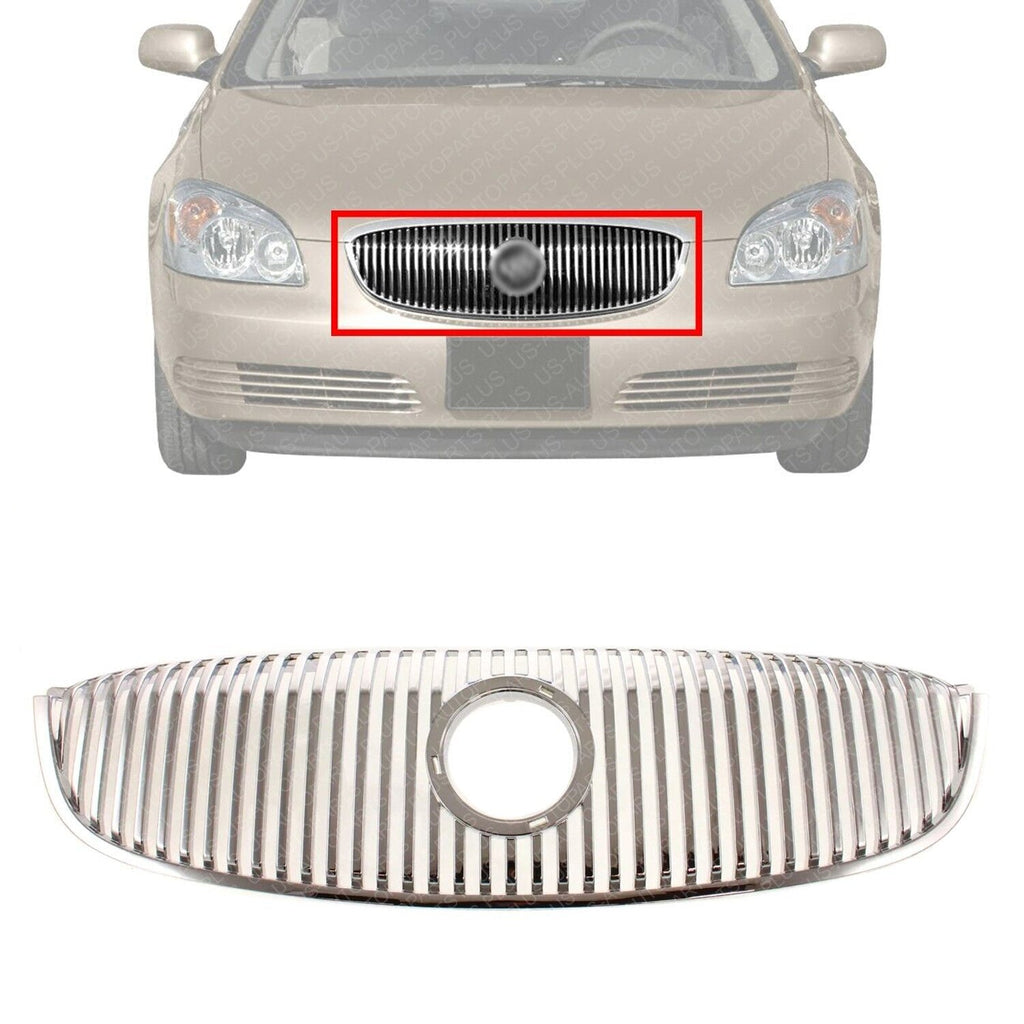 Grille Assembly Chrome Shell /Insert Without Molding For 2006 - 2011 Buick Lucerne - US AUTO PARTS PLUS